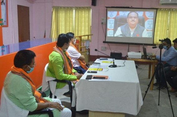 JP Nadda praised Tripura CM over COVID-19 management